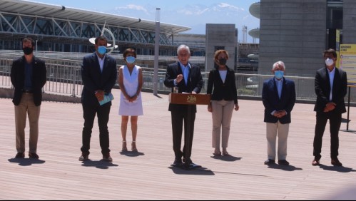 Presidente Piñera anuncia reapertura de fronteras en Aeropuerto de Santiago