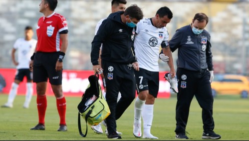 Sensible baja en Colo Colo: Parte médico revela que Esteban Paredes sufre fractura