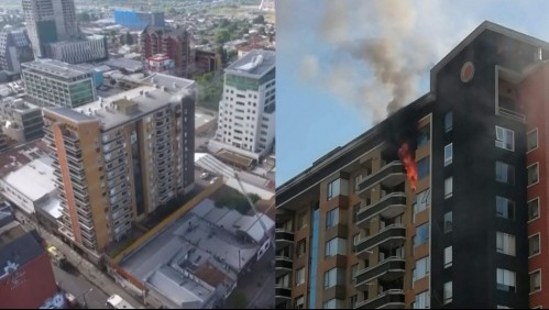 Un hombre muere en incendio de un departamento en el centro de Temuco