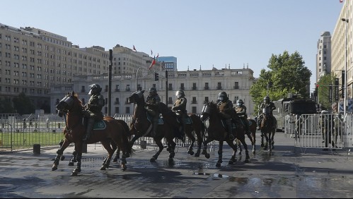 Carabineros asegura que cuenta con la capacidad para proteger La Moneda ante manifestaciones