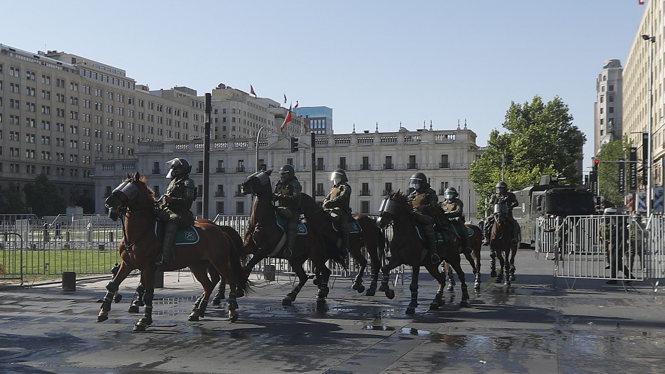 La Moneda Carabineros asegura que cuenta con la capacidad para proteger La Moneda ante manifestaciones