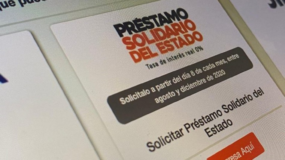 Nuevo plazo para Préstamo Solidario del Estado.