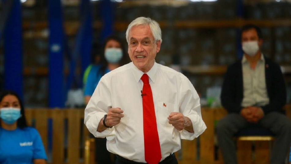 Presidente Piñera anuncia entrega de bono Covid Navidad.