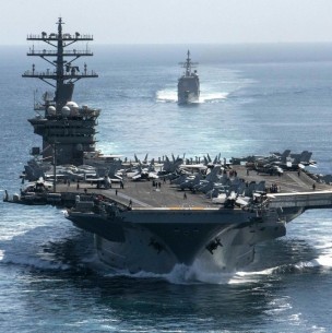 Estados Unidos despliega portaaviones en Golfo Pérsico pero niega tensión con Irán Estados Unidos despliega portaaviones en Golfo Pérsico pero niega tensión con Irán