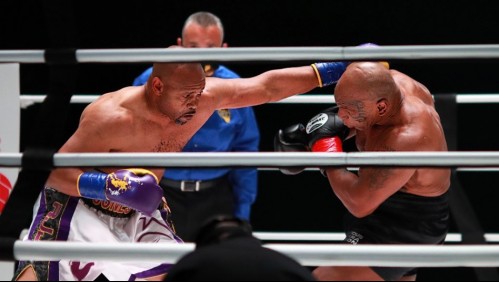 Mike Tyson empata con Jones Jr. en su primer combate en 15 años