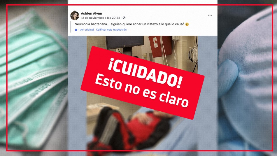 Fact Checking: ¿El uso de mascarilla causa neumonía bacteriana? Fact Checking: ¿El uso de mascarilla causa neumonía bacteriana?
