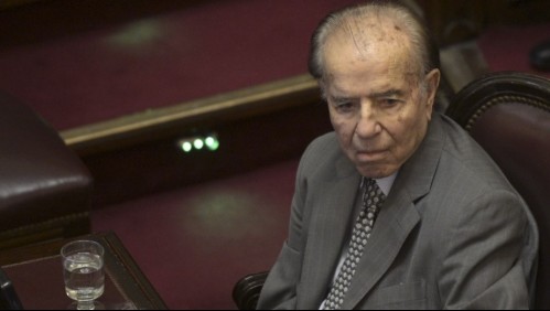 Internan a expresidente de Argentina Carlos Menem