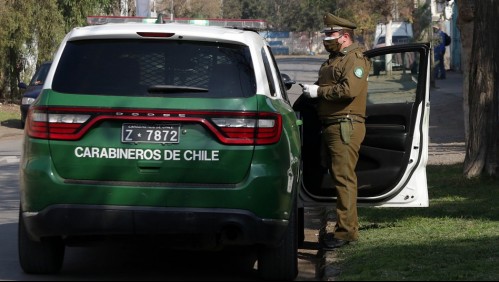 Carabineros balea a sujeto tras una encerrona en Renca