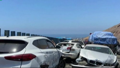 Accidente múltiple en Alto Hospicio deja a siete personas en estado grave