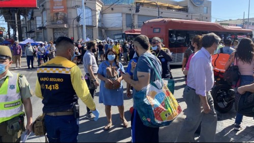 Balacera en Plaza de Maipú: Muere mujer de 59 años y hay varios heridos