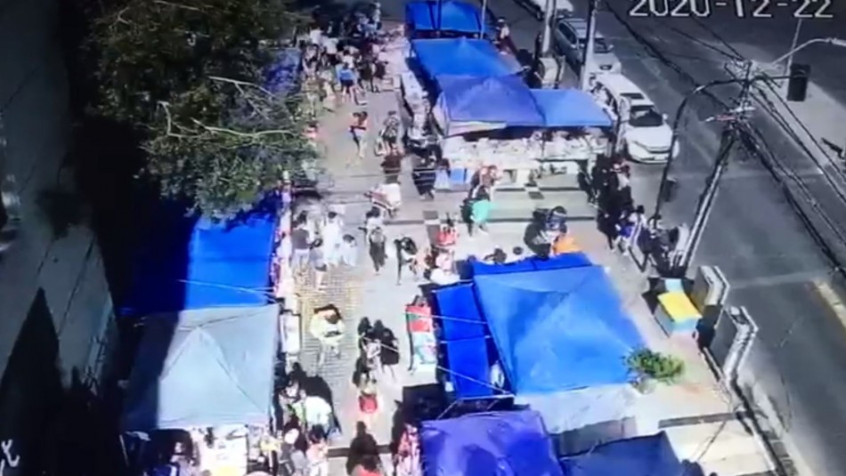 balacera maipu Videos captan momento exacto del inicio de la balacera en Maipú
