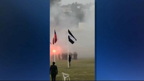 Con fuegos artificiales y bengalas: la polémica graduación de exclusivo colegio de Reñaca