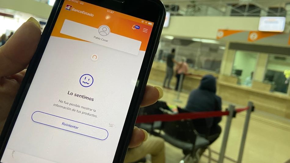 Usuarios de BancoEstado reportan problemas con la aplicación móvil Usuarios de BancoEstado reportan problemas con la aplicación móvil