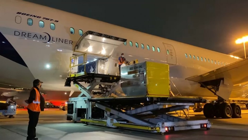Así fue el viaje de la vacuna contra el coronavirus a Chile Así fue el viaje de la vacuna contra el coronavirus a Chile