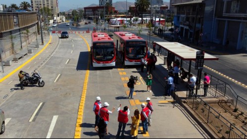 Luego de cuatro años de trabajos comenzó a funcionar el corredor de buses en Independencia