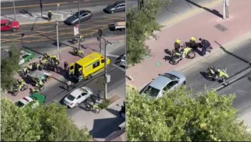 Guardia resulta herido a bala en Vitacura tras intentar frustrar robo