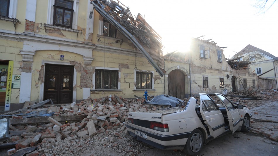 Una niña muere por terremoto que afectó a Croacia Una niña muere por terremoto que afectó a Croacia