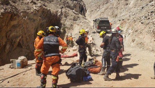 [VIDEO] Rescatan con vida a dos mineros que estaban atrapados tras derrumbe en Atacama