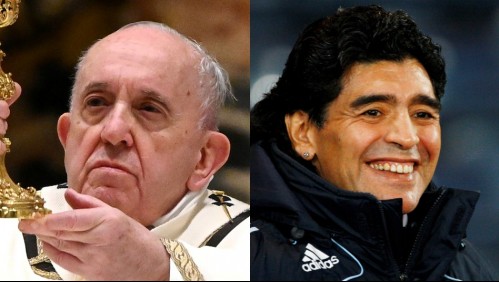 Papa Francisco califica a Maradona como 'poeta' y también como 'un hombre muy frágil'