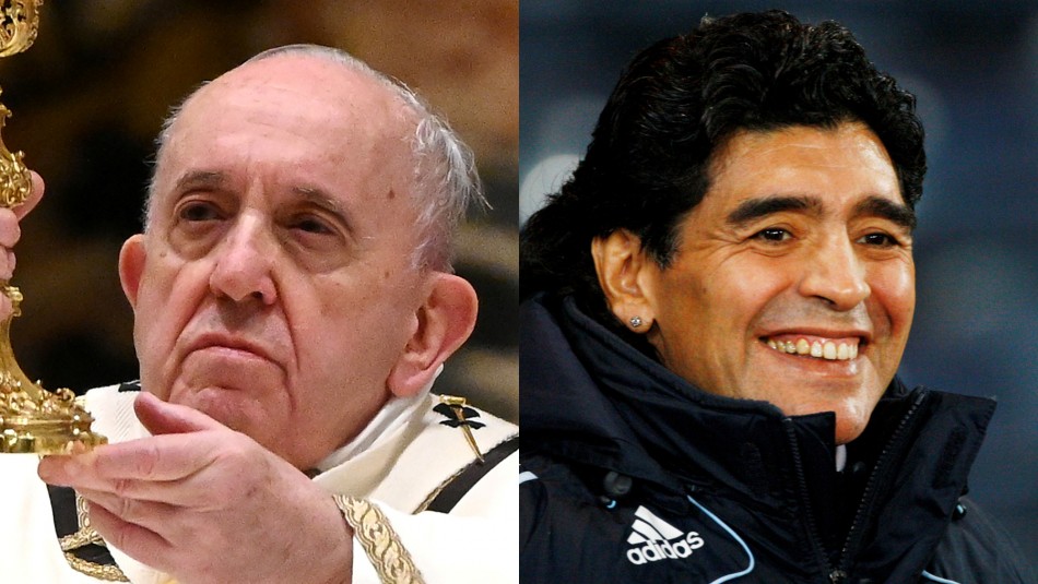 El papa y Maradona. Papa Francisco califica a Maradona como
