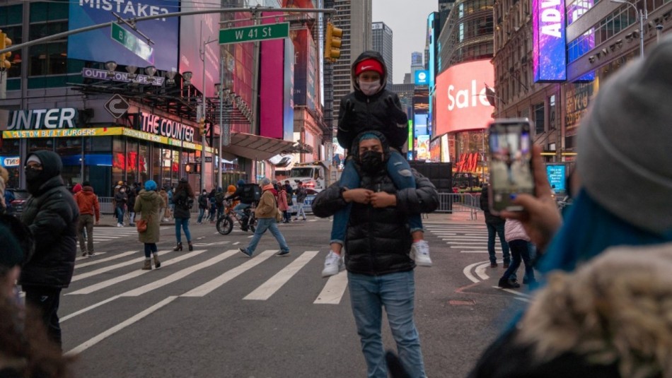 Nueva York, EEUU El Año Nuevo arranca con EEUU superando los 20 millones de casos de coronavirus