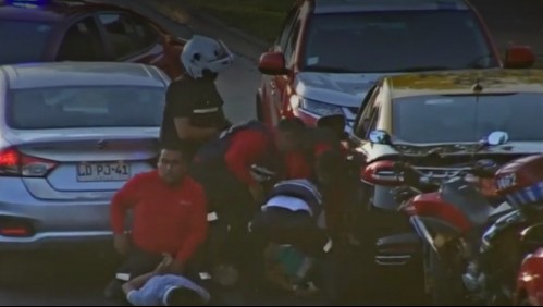 Video registra intensa persecución de banda delictual en Las Condes