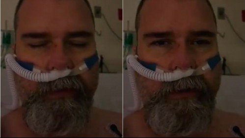 'No quieres terminar como yo': El desesperado llamado de antimascarilla a punto de ser intubado
