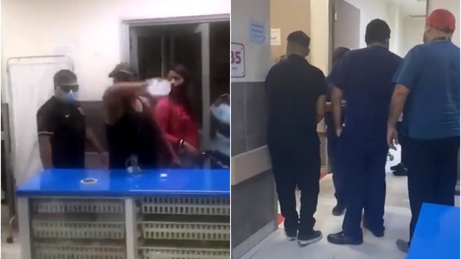 Funcionarios de Hospital El Pino son atacados por familiares de fallecido por coronavirus Funcionarios de Hospital El Pino son atacados por familiares de fallecido por coronavirus