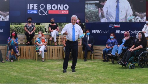 Piñera anuncia 3 nuevos bonos IFE para familias afectadas por la pandemia