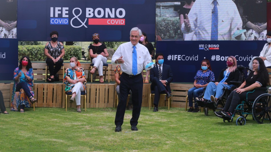 Piñera anuncia 3 nuevos bonos IFE para familias afectadas por la pandemia Piñera anuncia 3 nuevos bonos IFE para familias afectadas por la pandemia