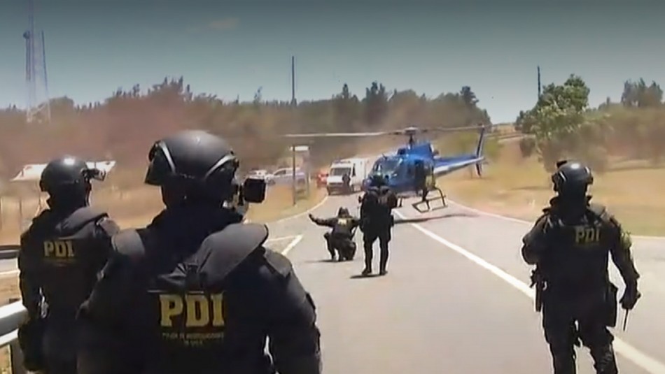 PDI baleado Funcionario de la PDI fue baleado en Ercilla.