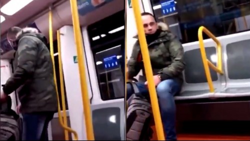 [VIDEO] 'A lo mejor te crees algo aquí en mi país': Violento ataque racista en Metro de Madrid