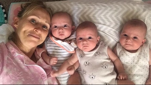 Gasta 100 mil dólares para quedar embarazada a los 44 años: En el último intento tuvo trillizas