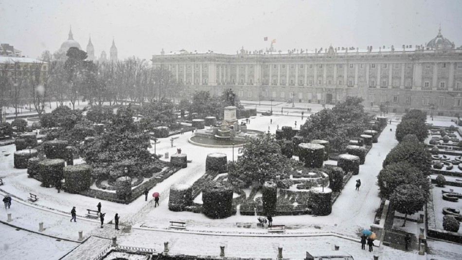 Nieve Tormenta Filomena afecta a España.
