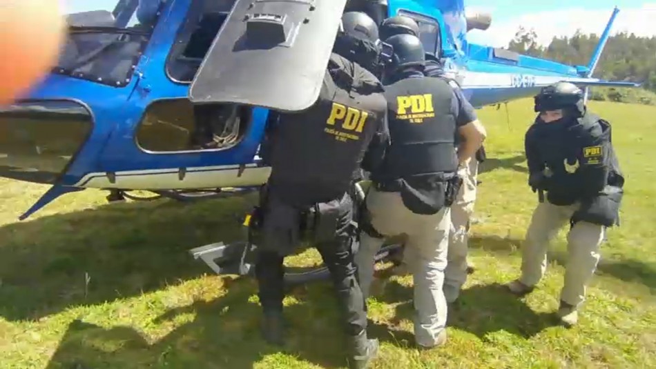 PDI ercilla Ministro Delgado llega a La Araucanía tras muertes de detective y de agricultor