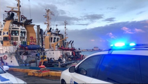 Trabajador muere ahogado en el Estrecho de Magallanes tras caer desde muelle