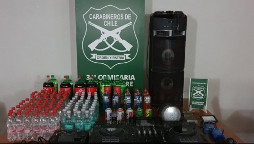 Detienen a 23 personas que participaban de fiesta clandestina en Cerrillos