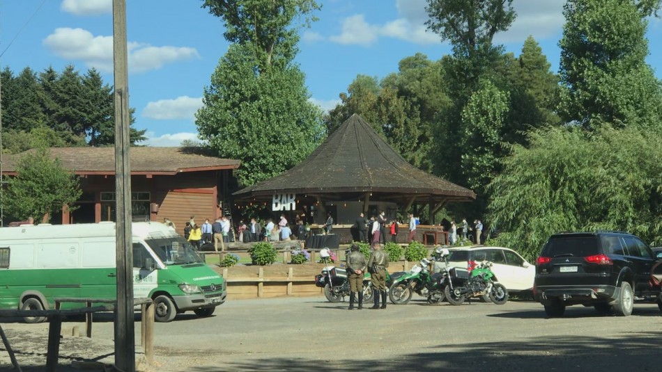 Detienen a 24 personas en matrimonio al interior de parque en Temuco