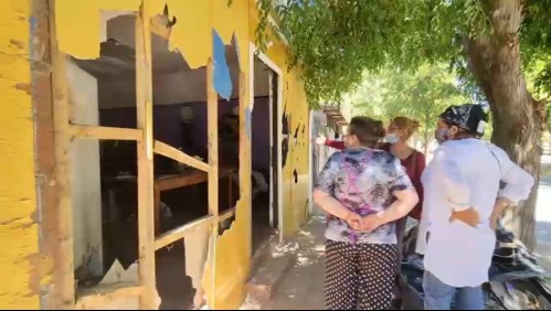 'Empezaron a pegar hachazos': violenta pelea termina con casa destruida en Graneros