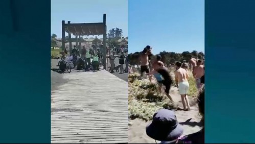 Veraneantes agreden a Carabineros en Pichilemu tras detenciones por tráfico de drogas