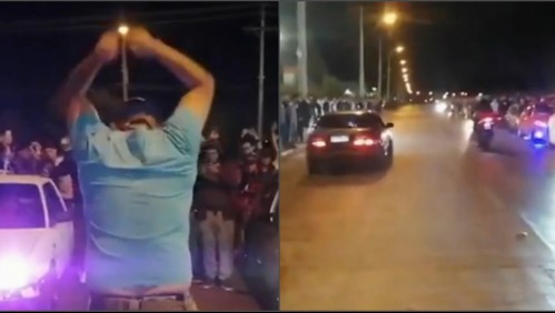 Adrenalina ilegal en Maipú: Pilotos protagonizan masivas carreras clandestinas