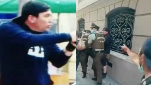 Gobierno anuncia querella contra sujeto que disparó balines a manifestantes en Santiago