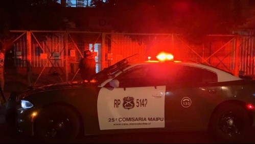 Seis detenidos en robo frustrado a caja de compensación en Maipú