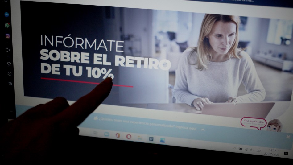 Efectos del retiro de fondos AFP: Estiman que jubilaciones bajarían un 20% Efectos del retiro de fondos AFP: Estiman que jubilaciones bajarían un 20%
