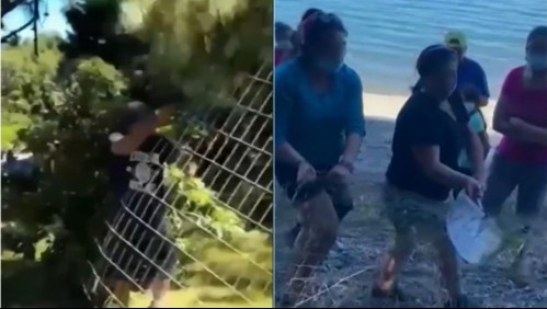 Polémica en lago Colico: Familia denunciará a quienes destruyeron los cercos de su vivienda