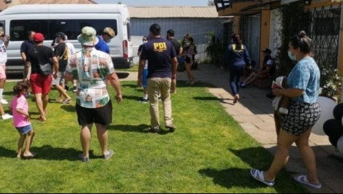 'Increíble e insólito': Cumpleaños clandestino deja 16 detenidos en Villa Alemana