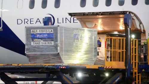 Más de 43 mil dosis: llega a Chile el cuarto cargamento de vacunas Pfizer