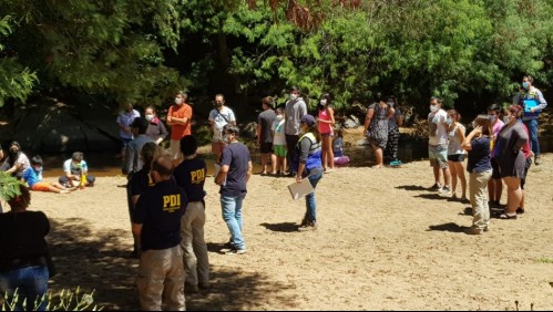 Masivo bautizo en Concepción: Más de 70 personas celebraban en un camping