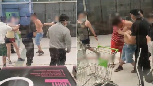Violento ataque en Colina: Menor de edad apuñala a dos guardias de seguridad en supermercado