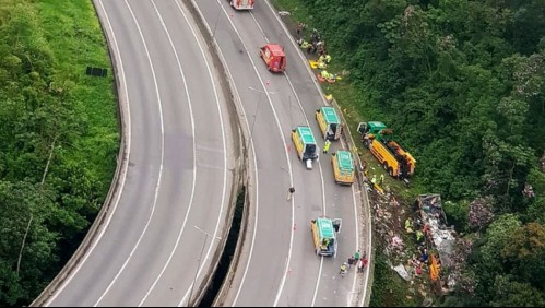 Accidente de autobús deja al menos 21 muertos y 36 heridos en Brasil